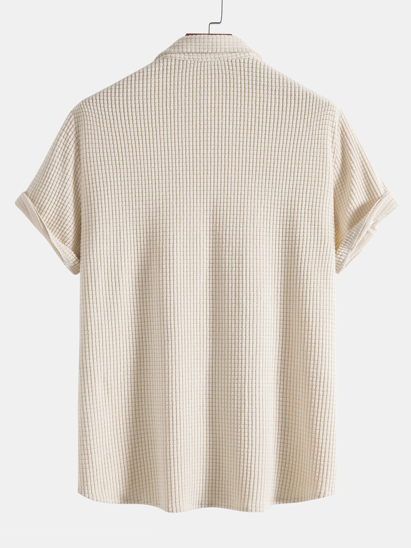 Camisa Waffle Button Up