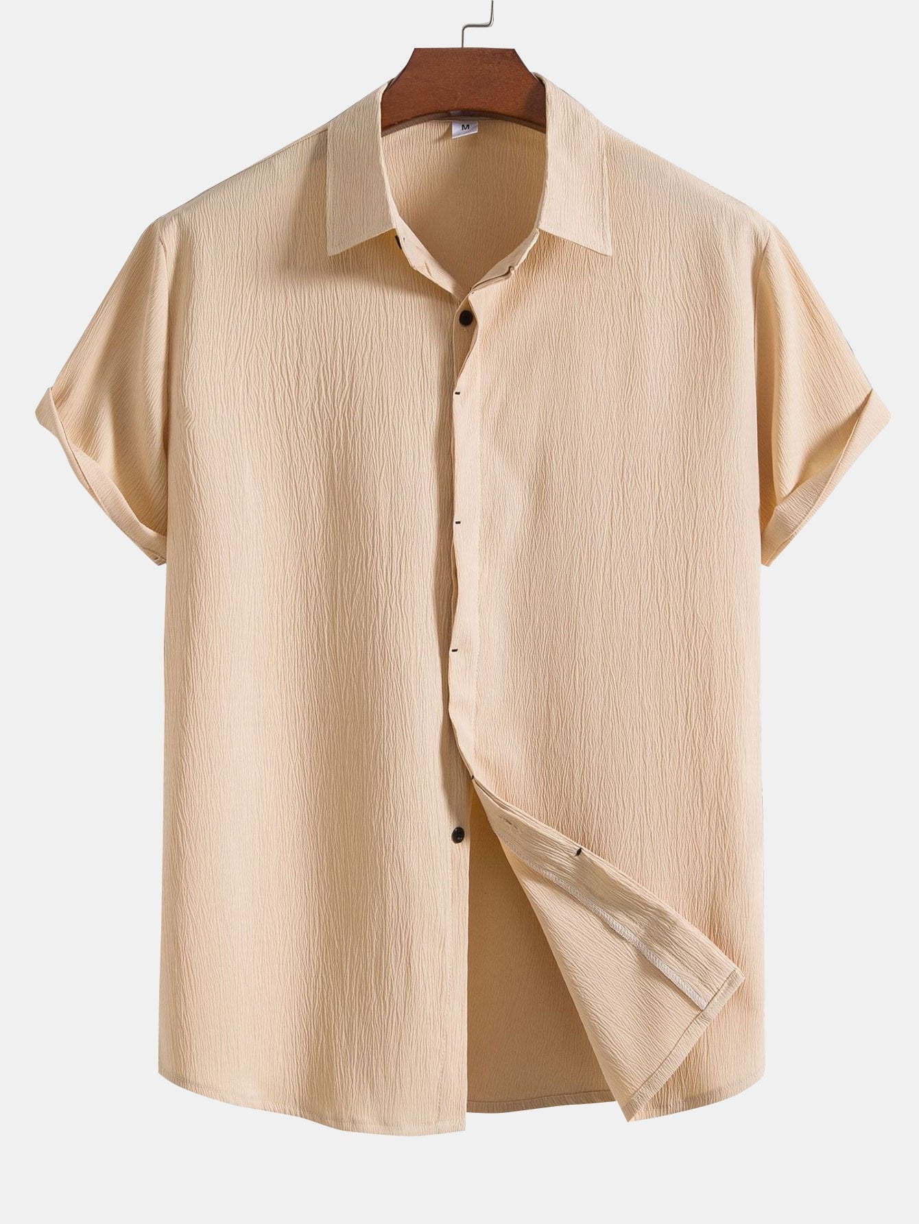 Camisa Crinkled Concealed Fly