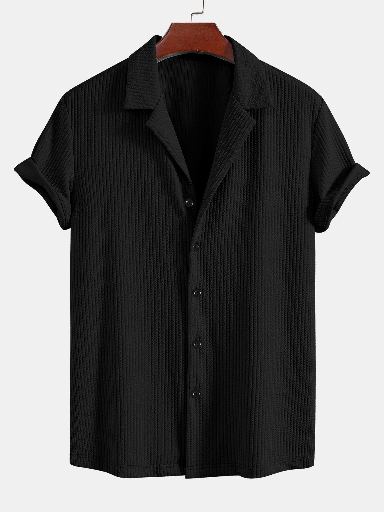 Camisa Muscle Fit Ribbed Deep Cuban