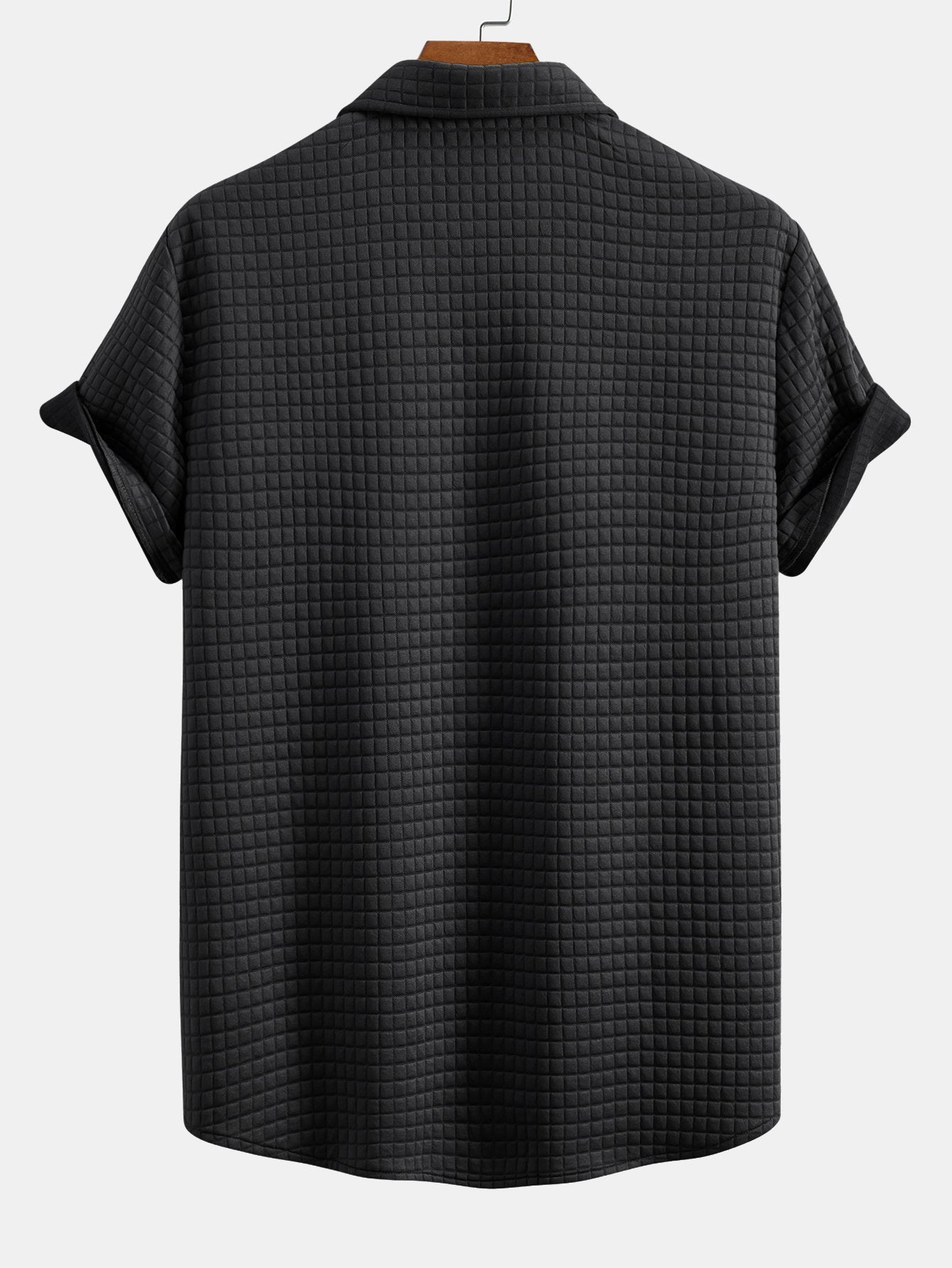 Camisa de manga corta Waffle