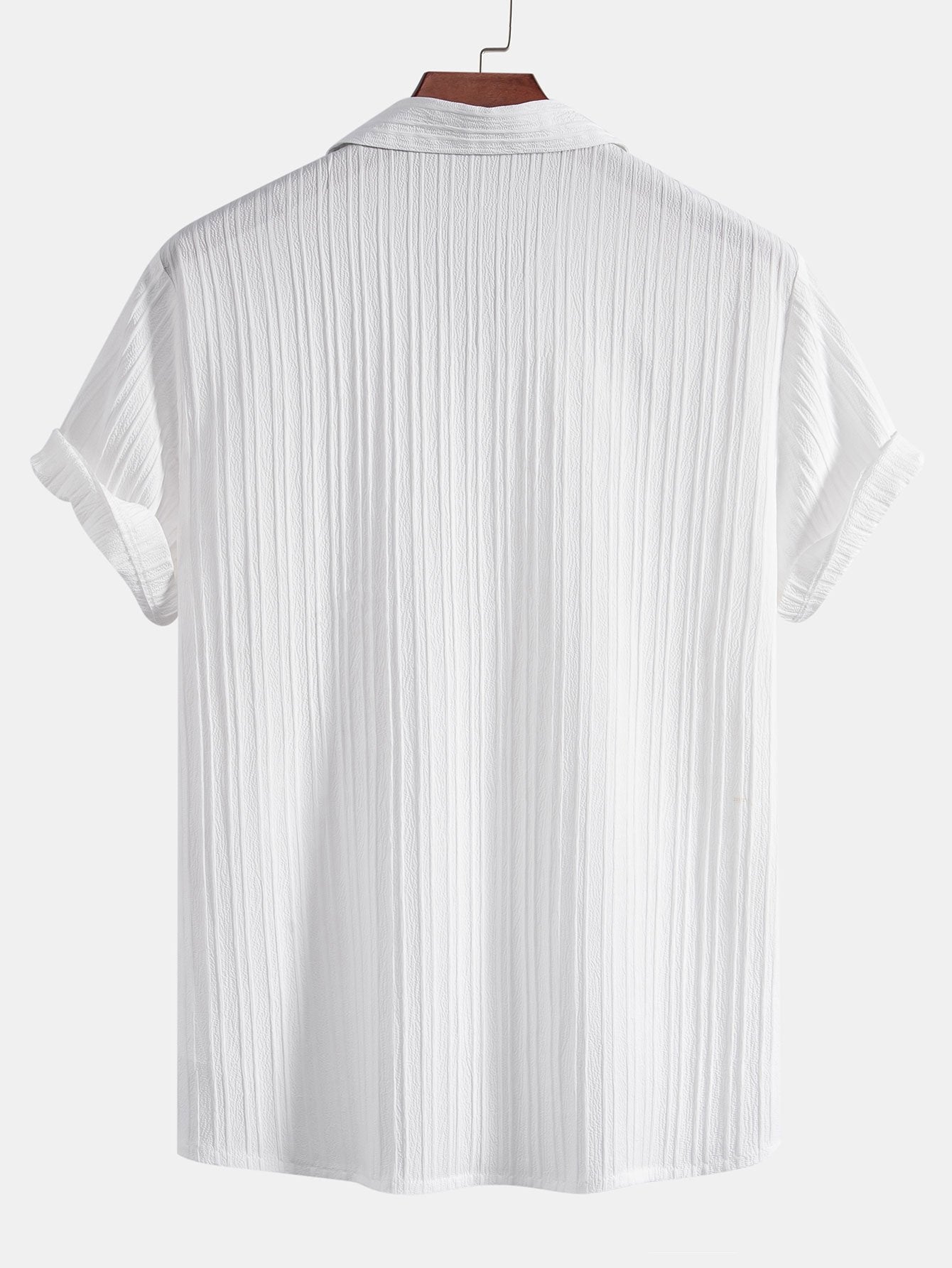 Camisa a rayas Jacquard Cuban Collar