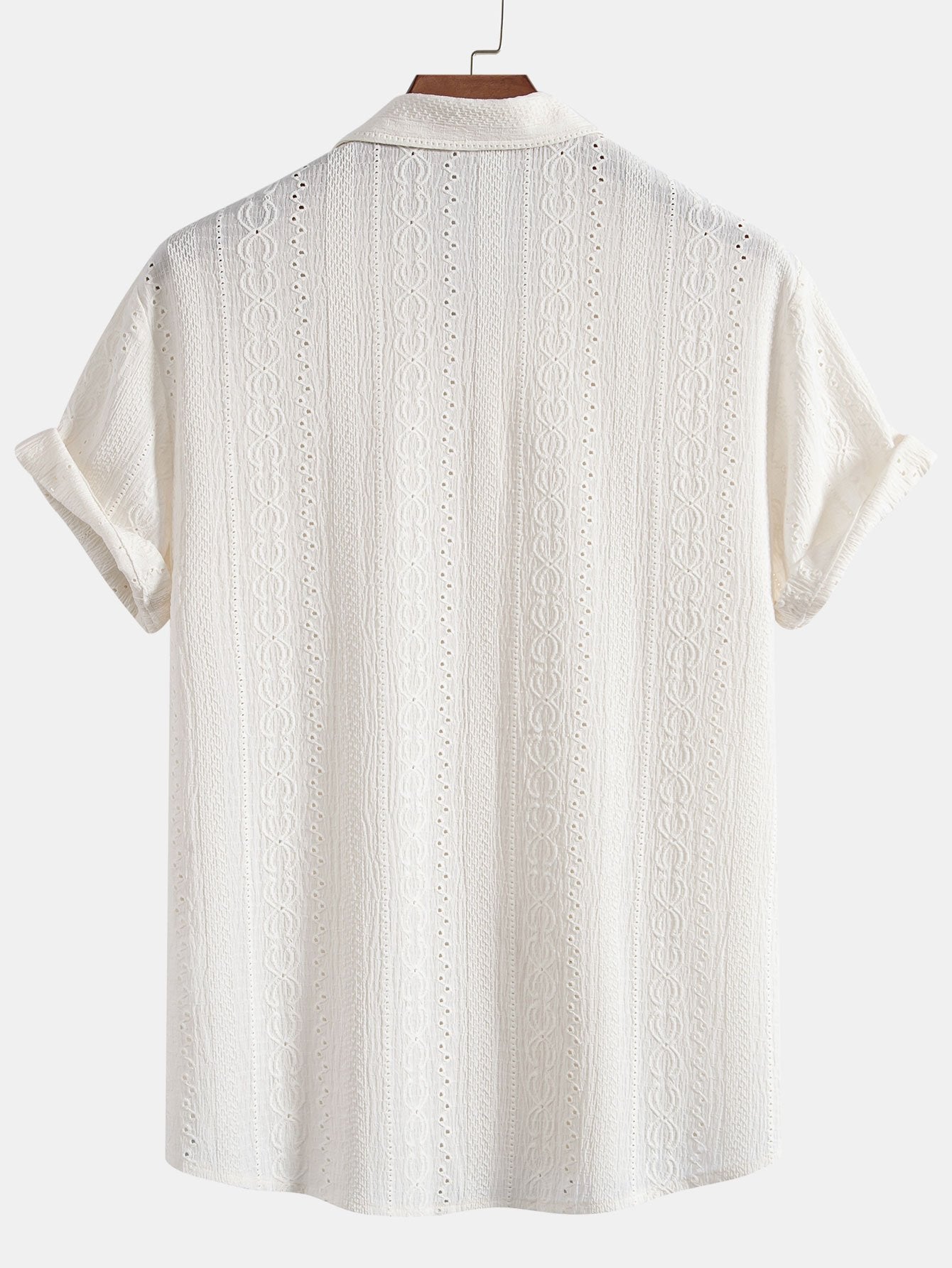Camisa Textured Button Up