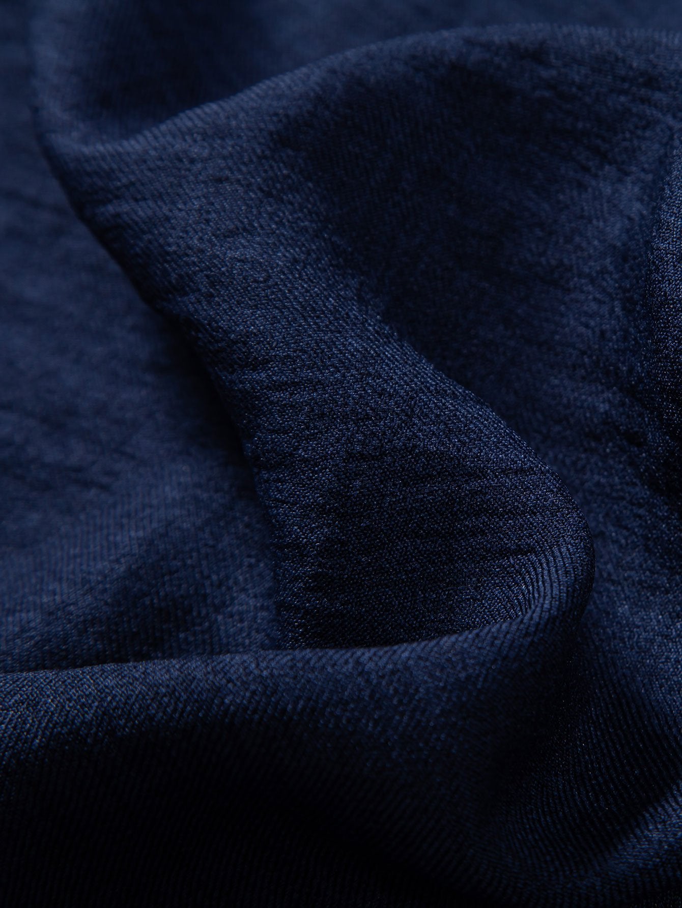 Camisa Stand Collar Textured