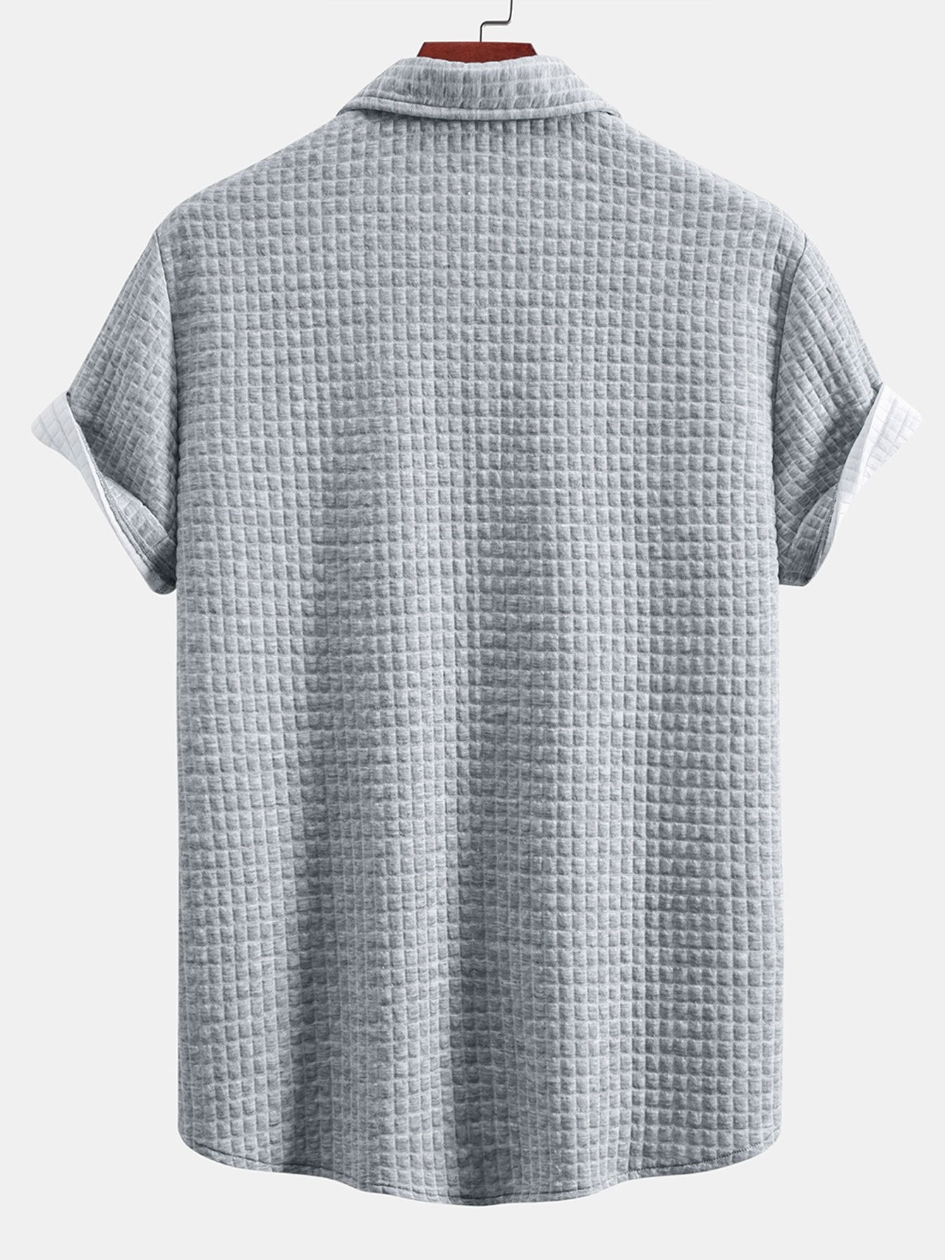 Camisa de manga corta Waffle