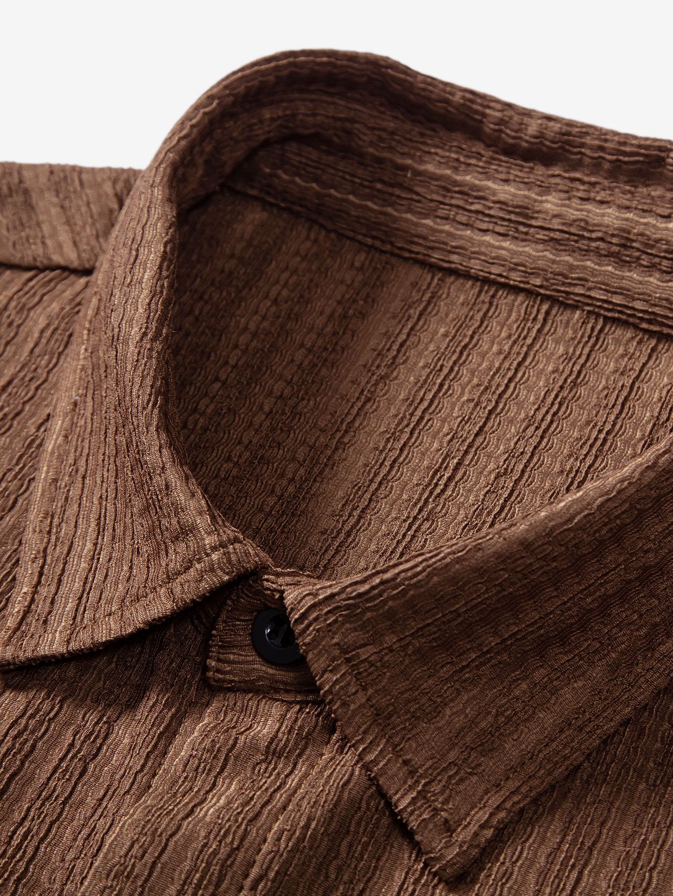 Camisa rayas Jacquard Button Up