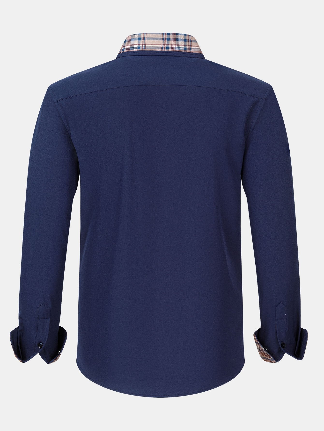 Camisa a cuadros Panel Button Up