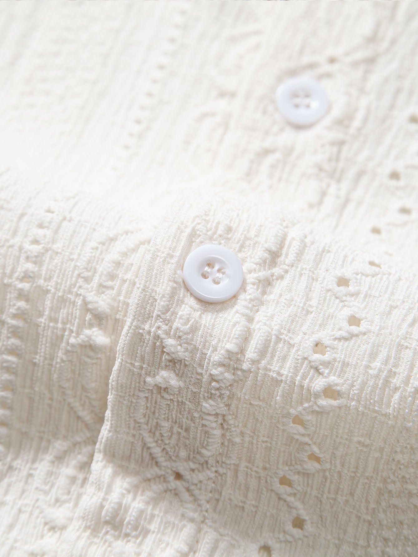 Camisa Textured Button Up