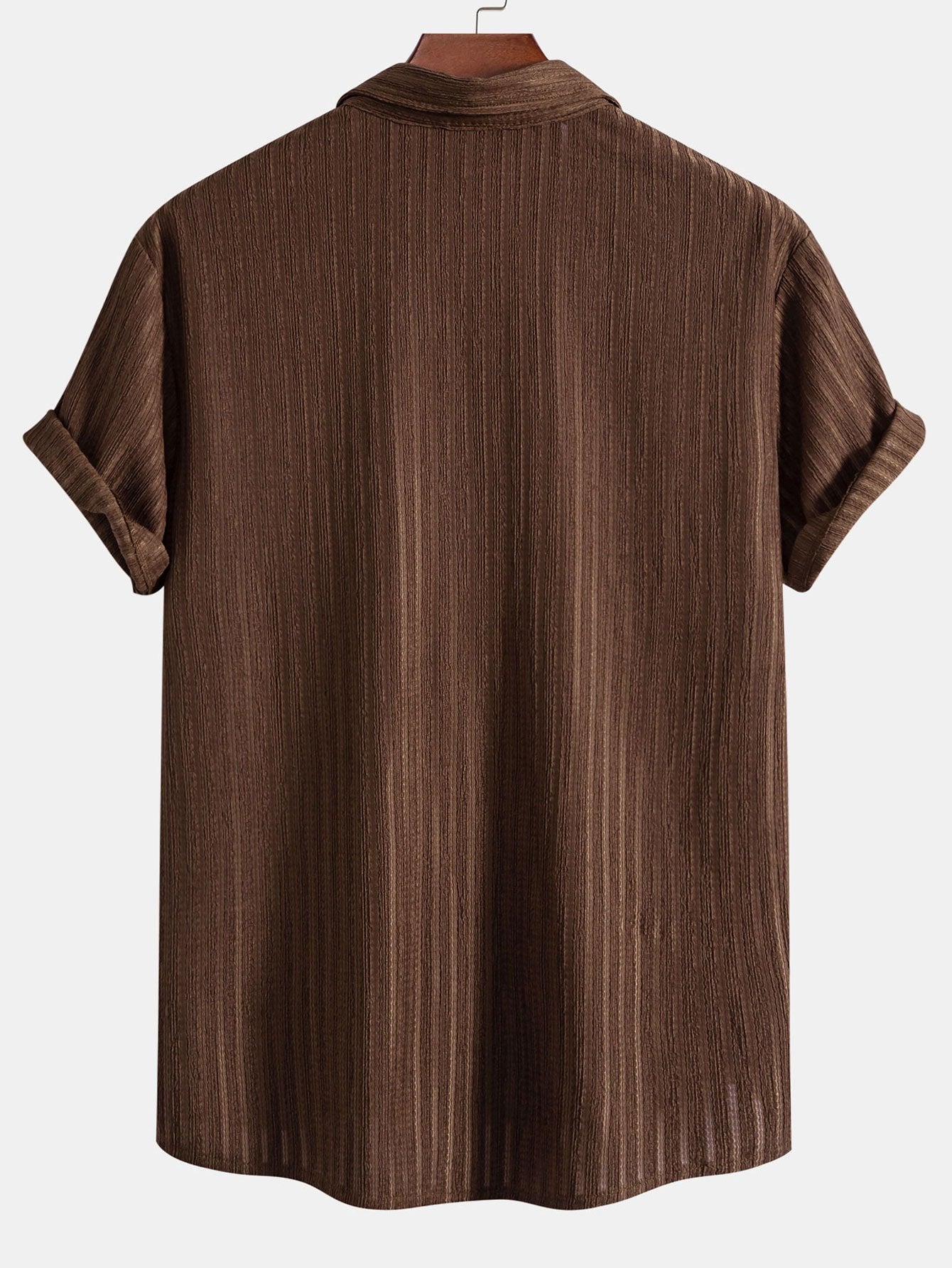 Camisa rayas Jacquard Button Up