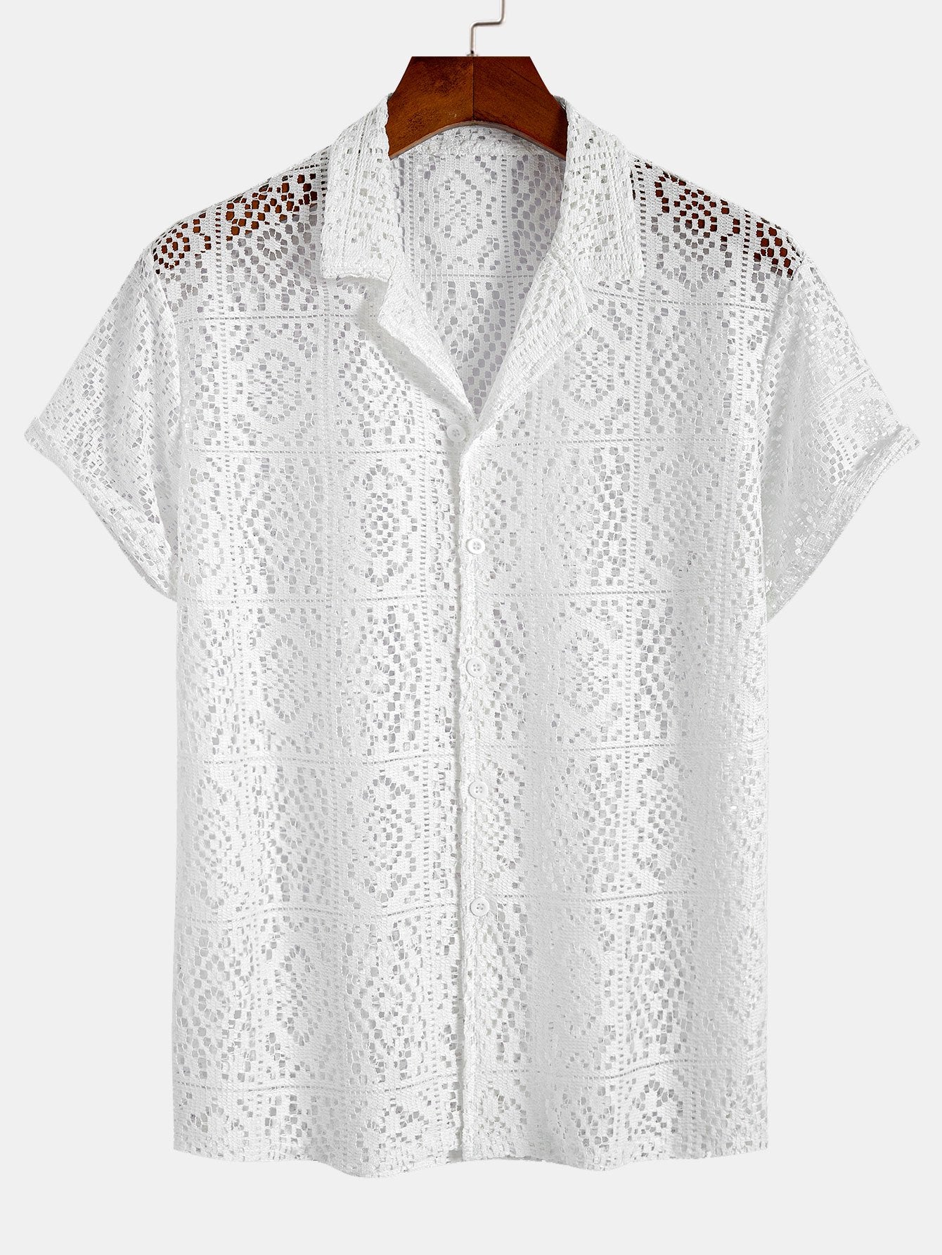 Camisa floral Lace Cuban