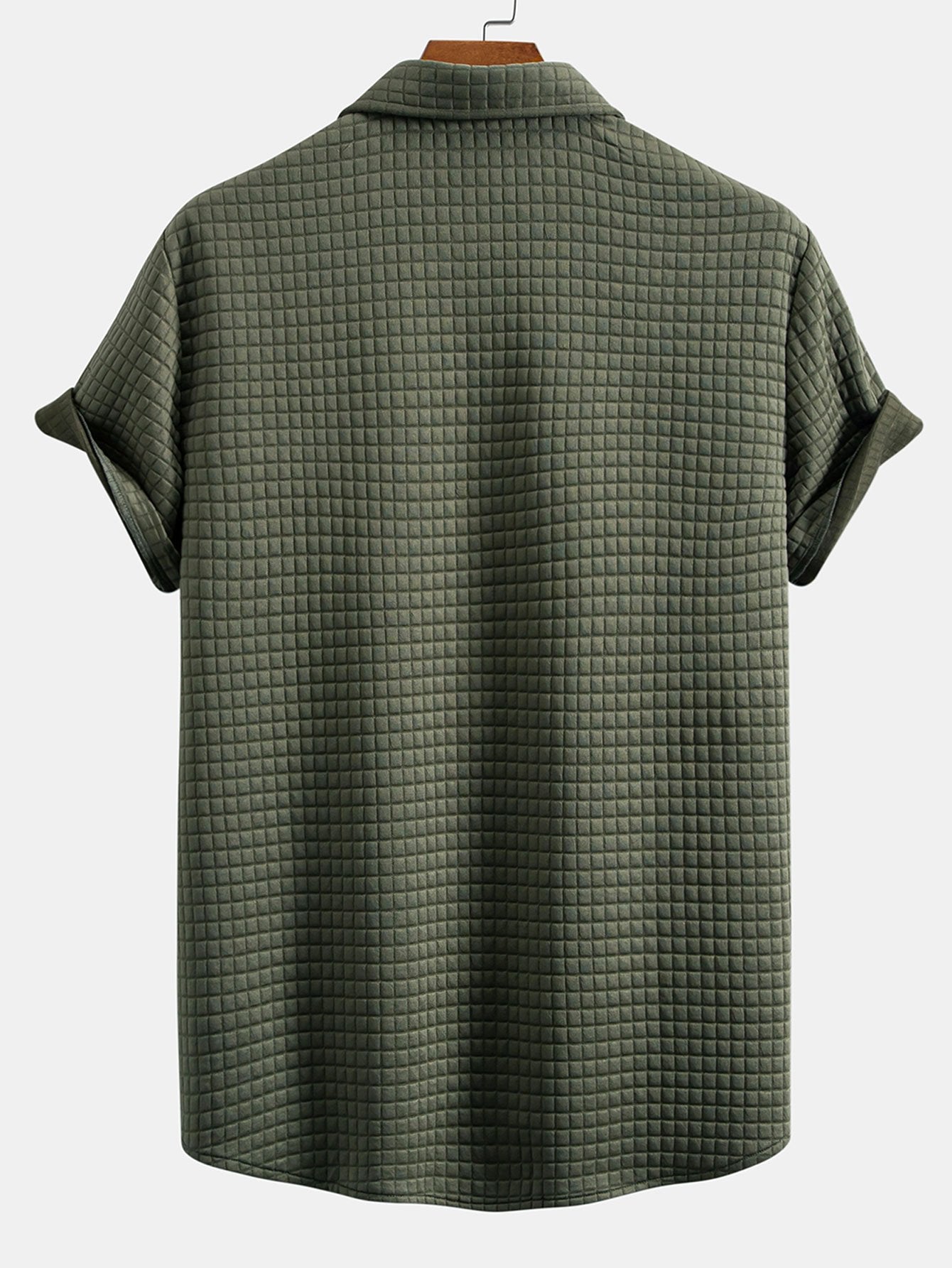 Camisa de manga corta Waffle