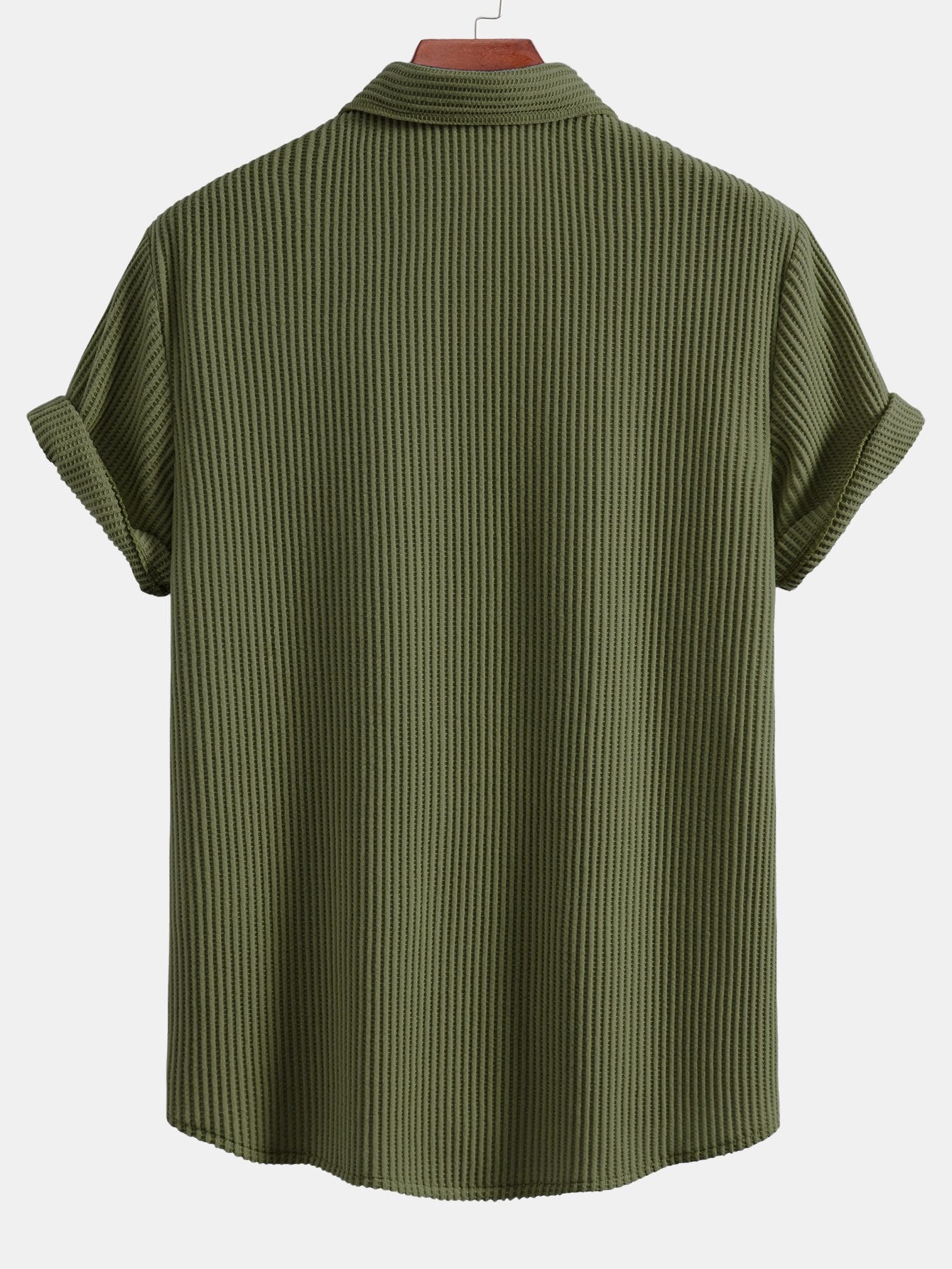 Camisa Waffle Button Up