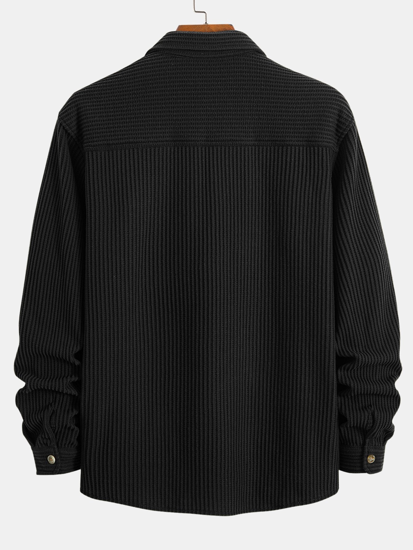 Camisa Double Pocket Waffle Button Up