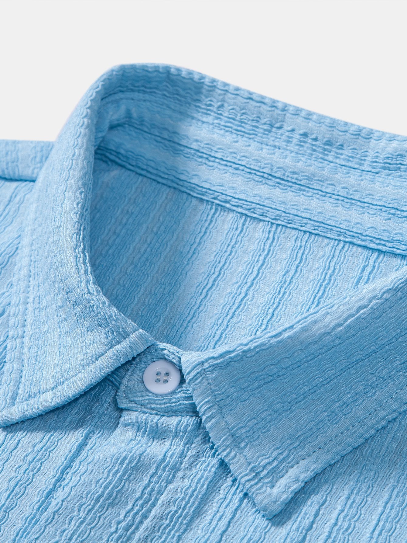 Camisa rayas Jacquard Button Up