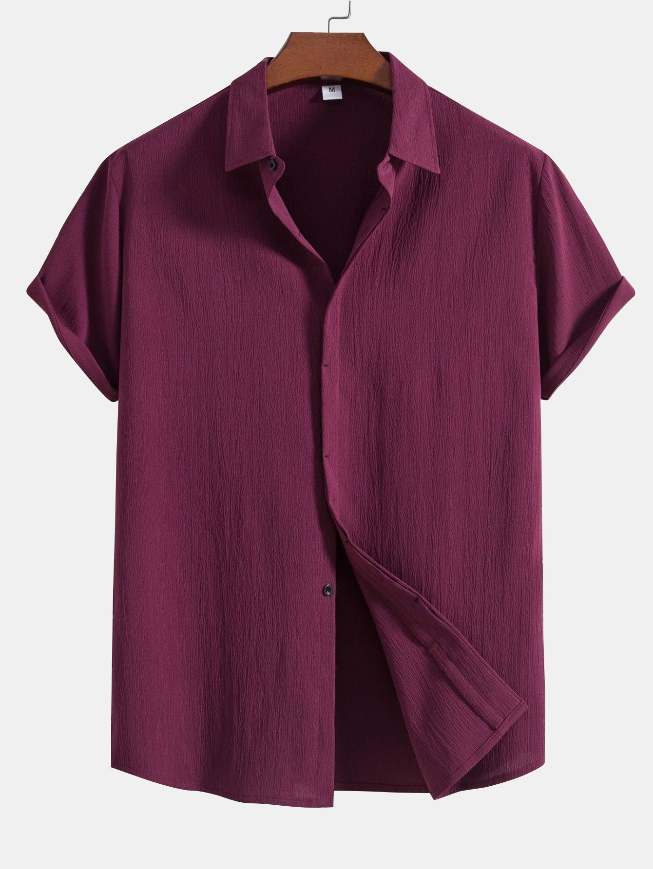 Camisa Crinkled Concealed Fly