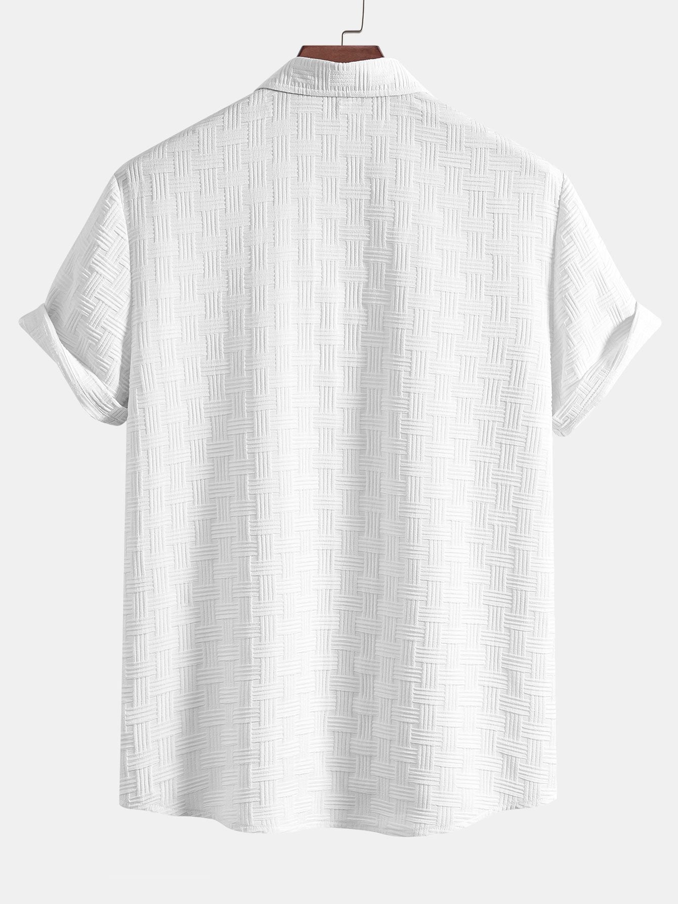 Camisa rayas Jacquard Button Up