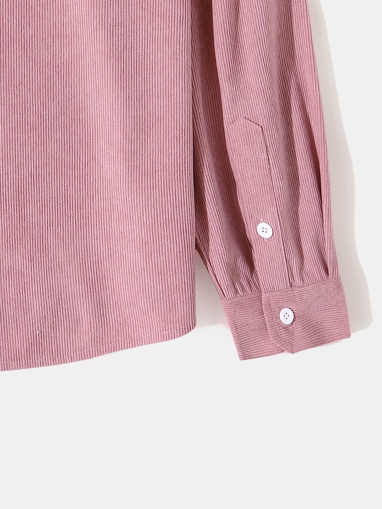 Camisa de manga larga Flap Pocket Corduroy