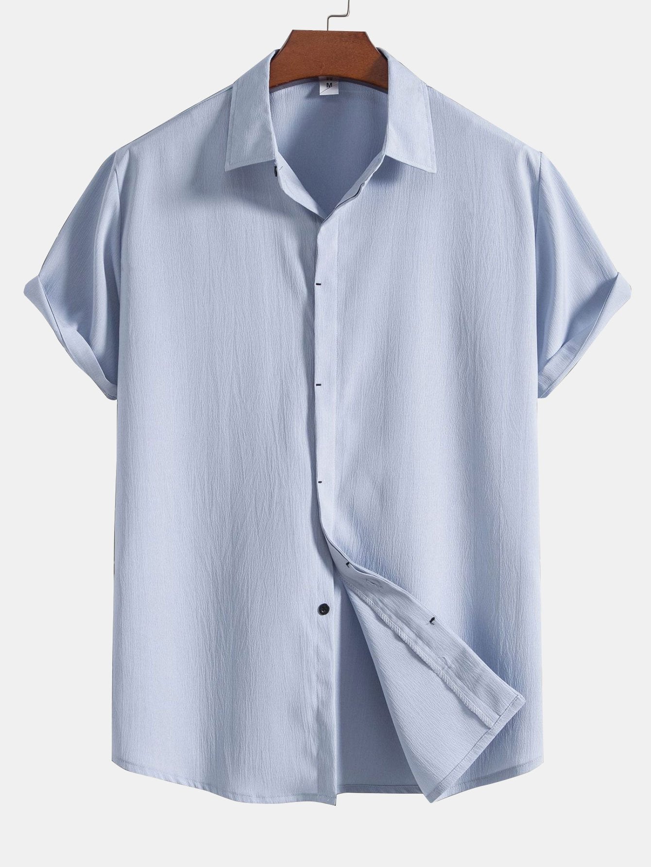 Camisa Crinkled Concealed Fly