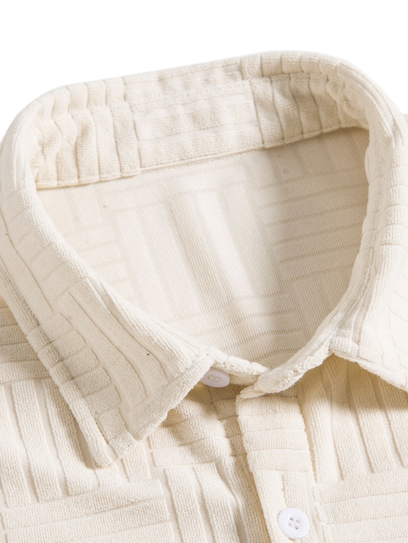 Camisa Towelling Jacquard