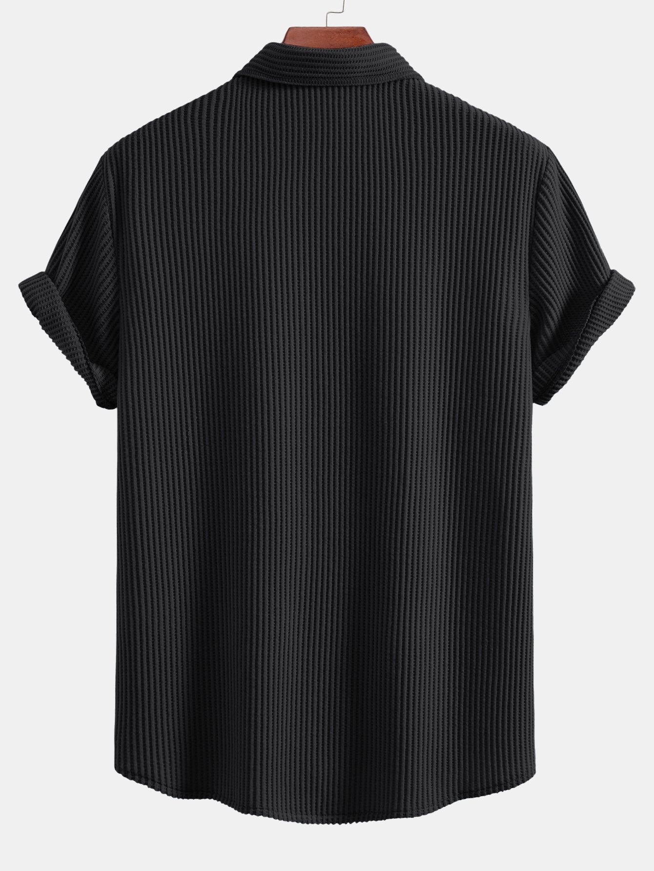 Camisa Waffle Button Up