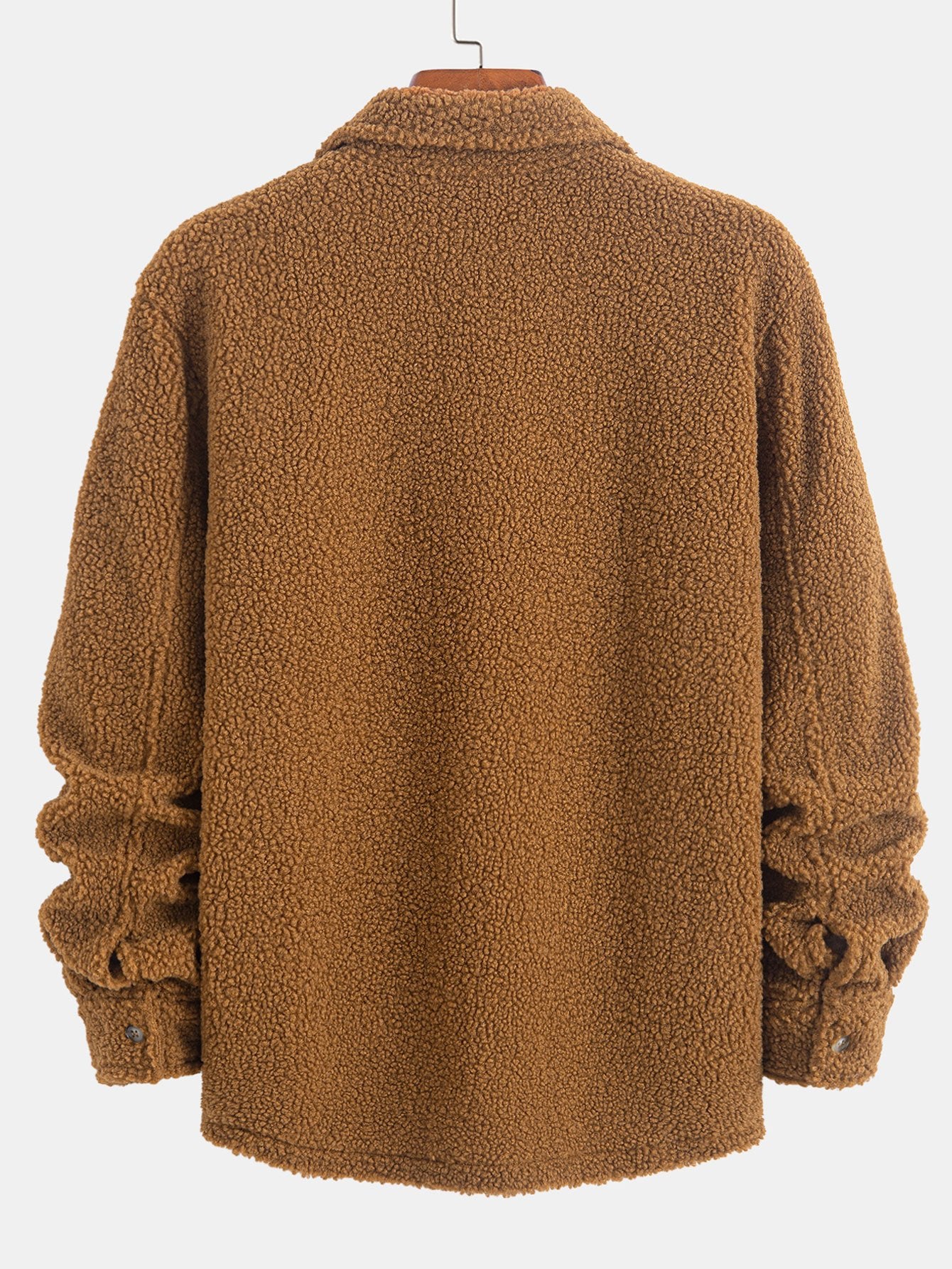 Camisa Teddy Fleece Button Up
