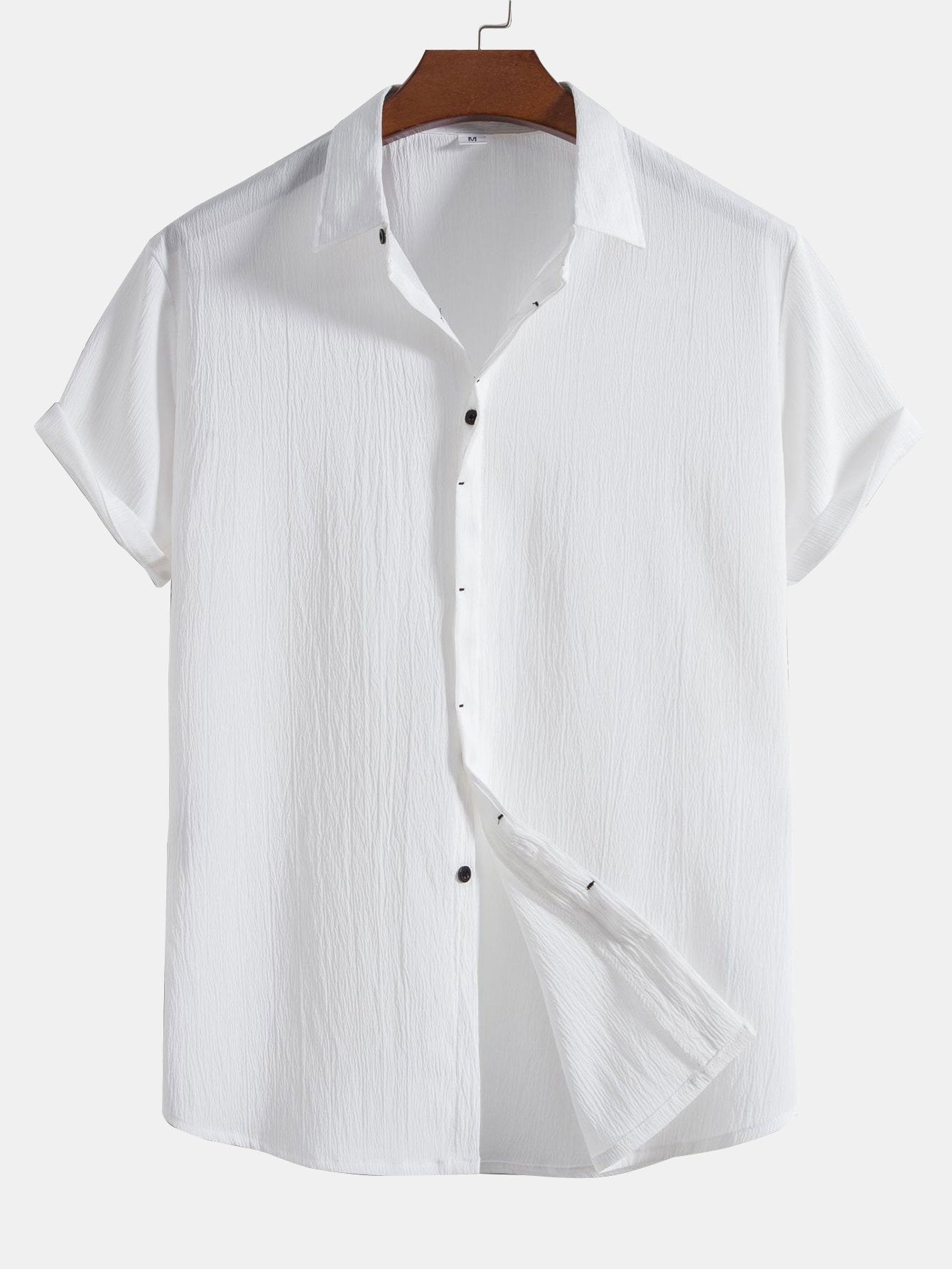 Camisa Crinkled Concealed Fly