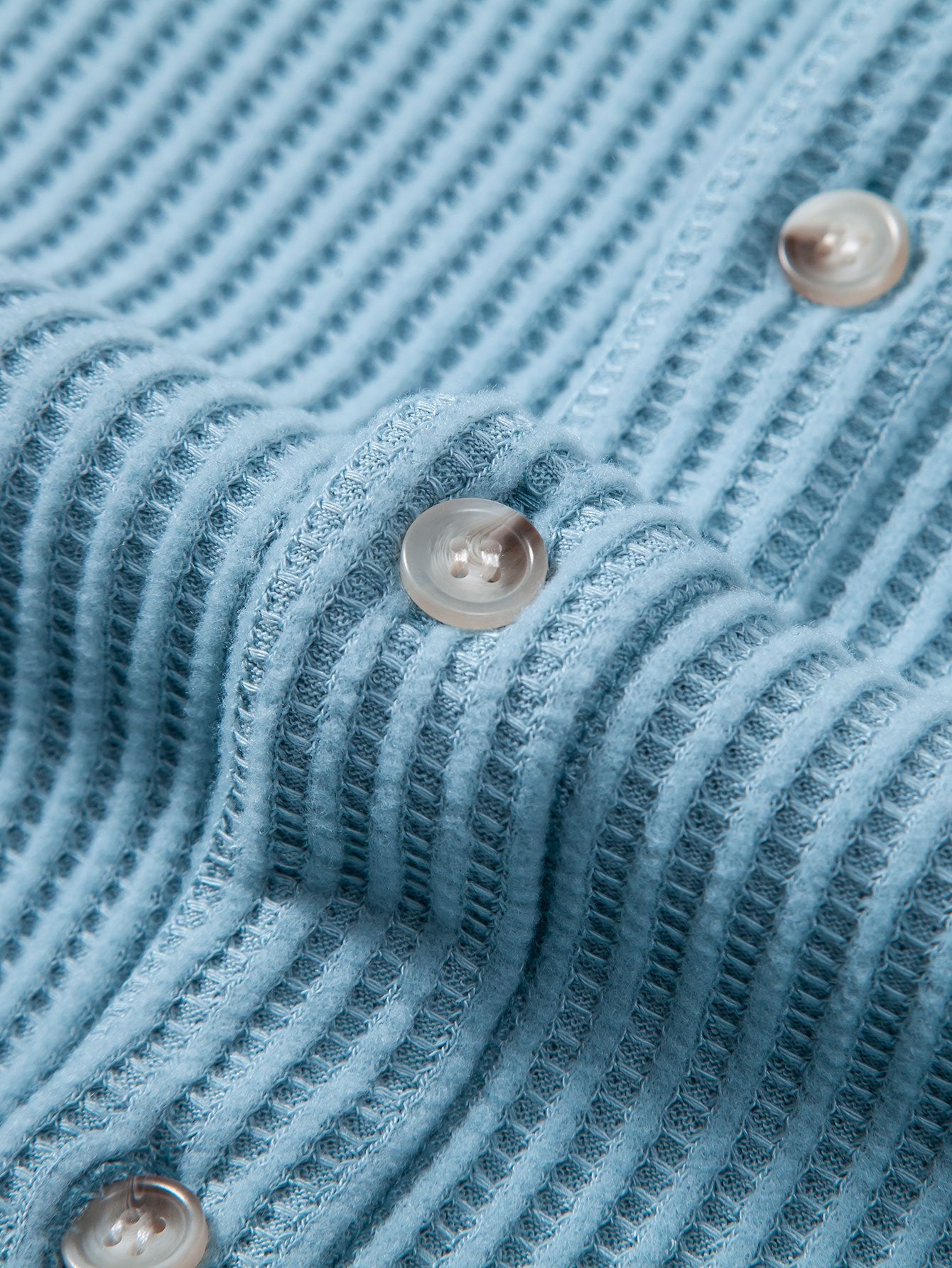 Camisa Waffle Button Up