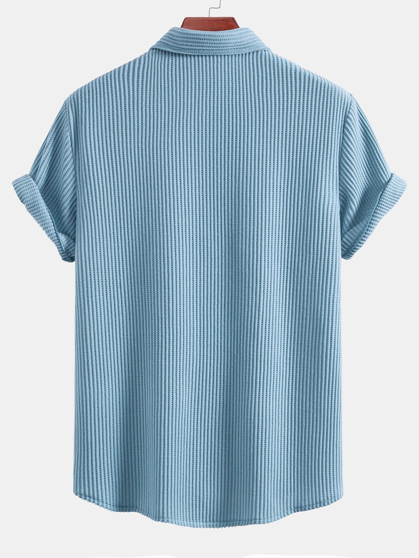 Camisa Waffle Button Up