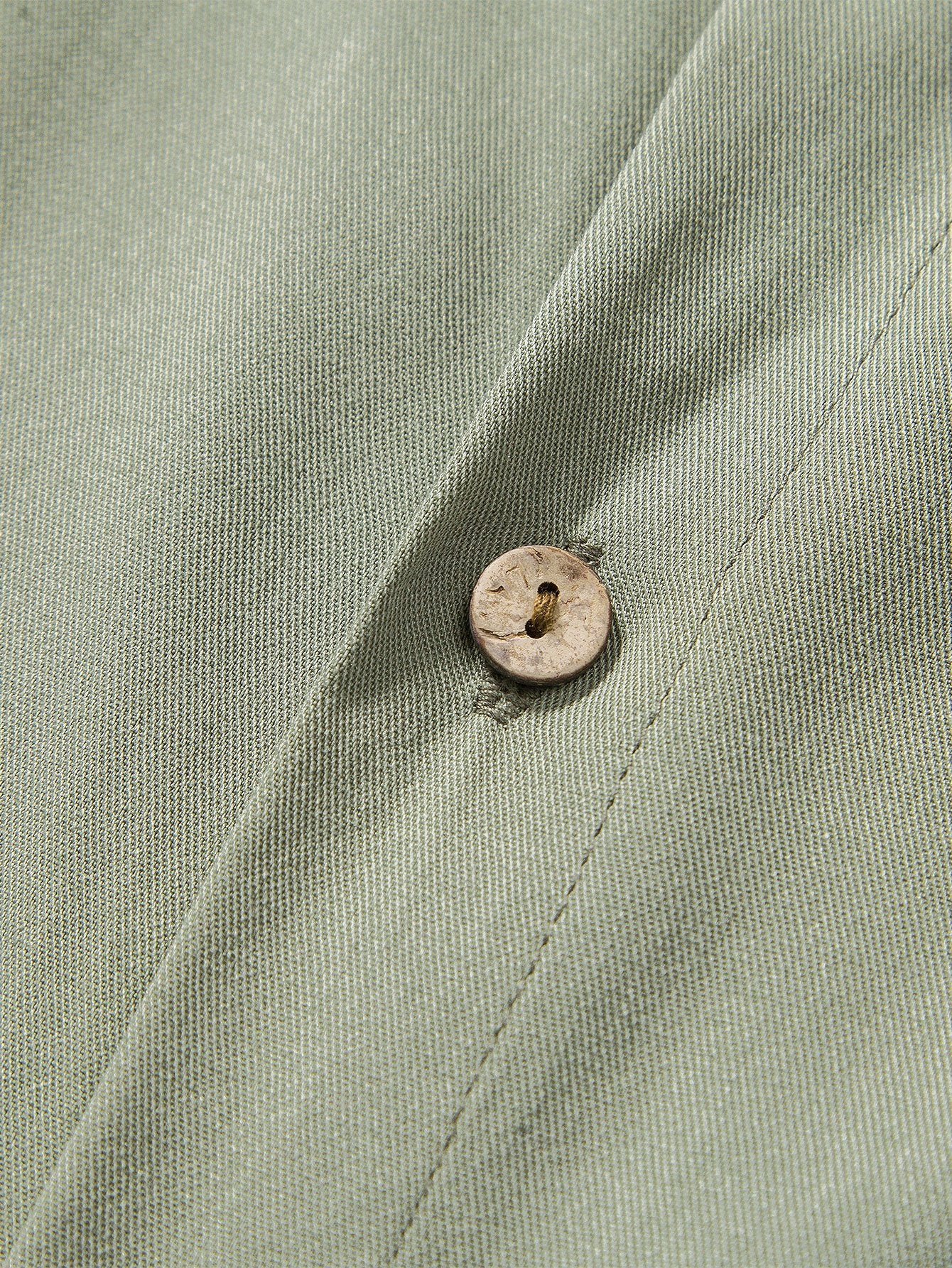 Camisa Viscose Stand Collar