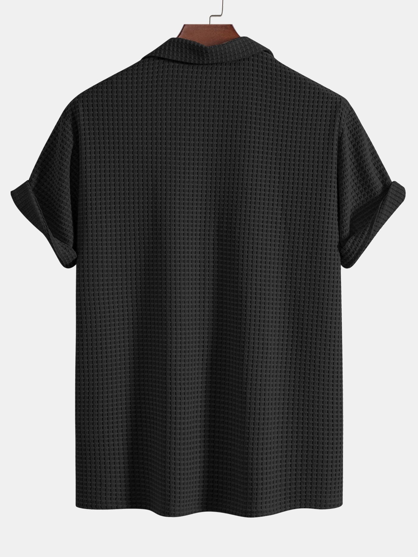 Camisa de manga corta Waffle Cuban