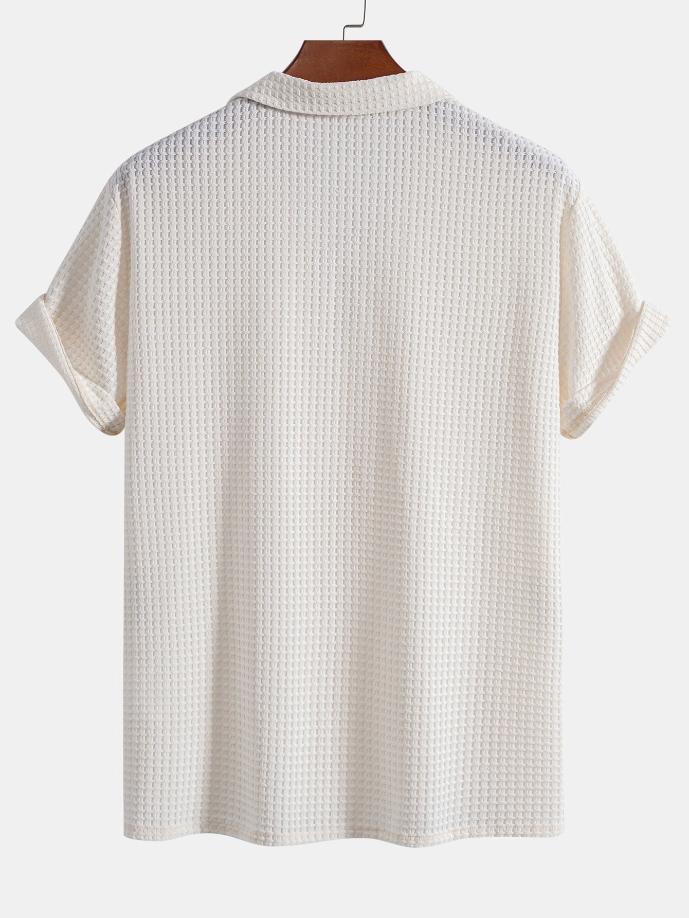 Camisa de manga corta Waffle Cuban