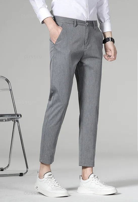 Pantalón Korean formal checked