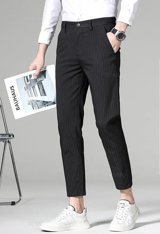 Pantalón Korean formal checked