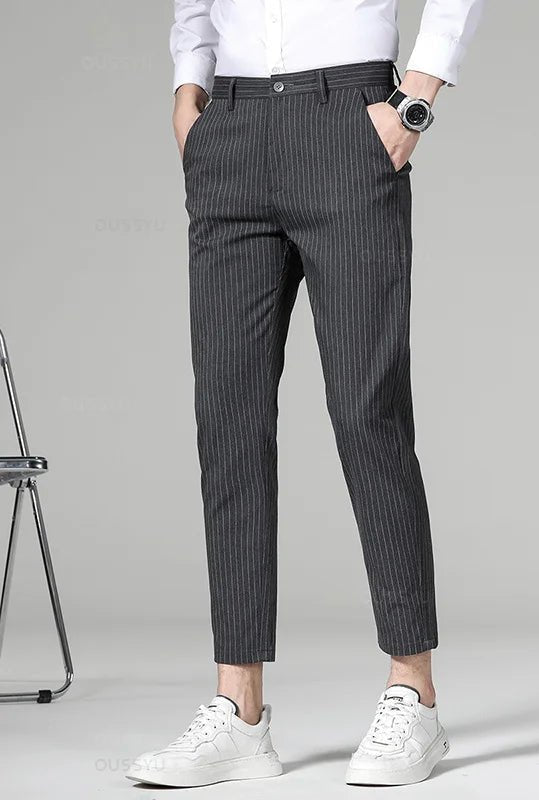 Pantalón Korean formal checked