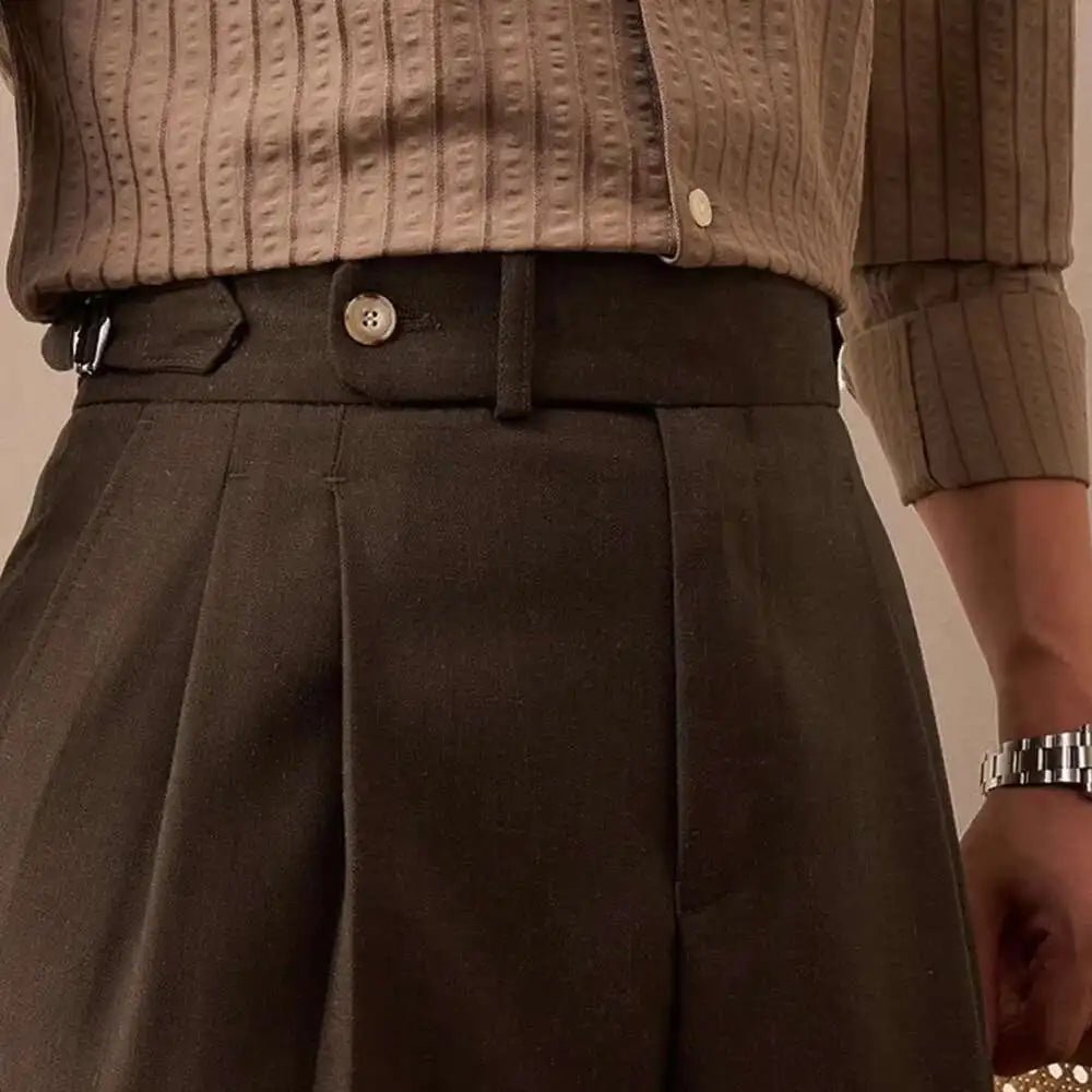 De lino italian gentleman trousers
