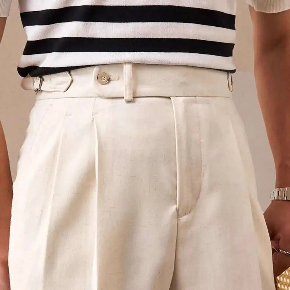 De lino italian gentleman trousers