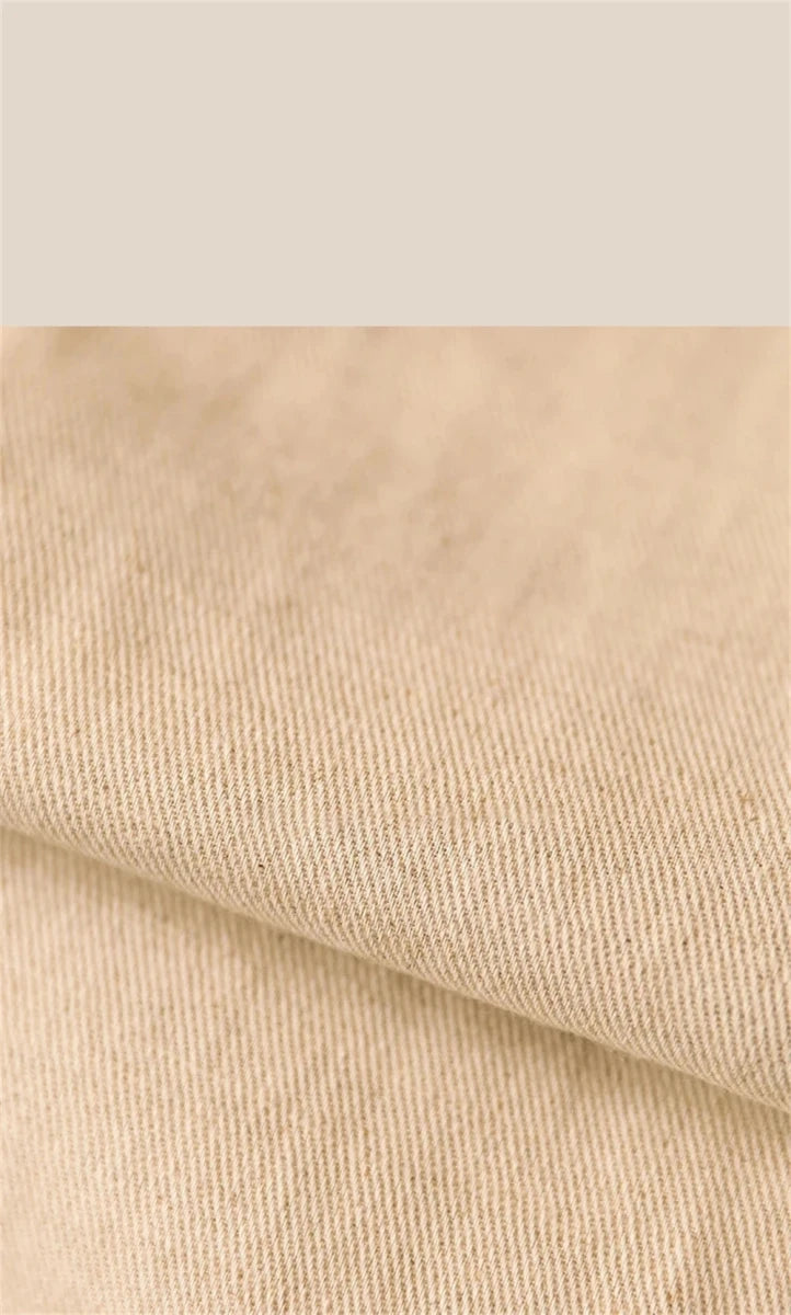 Pantalón de lino straight fit ejecutivo