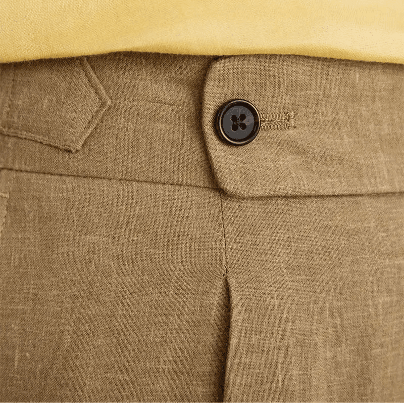 Pantalón Lyocell de algodón high-waist elegant