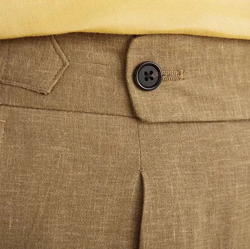 Pantalón Lyocell de algodón high-waist elegant