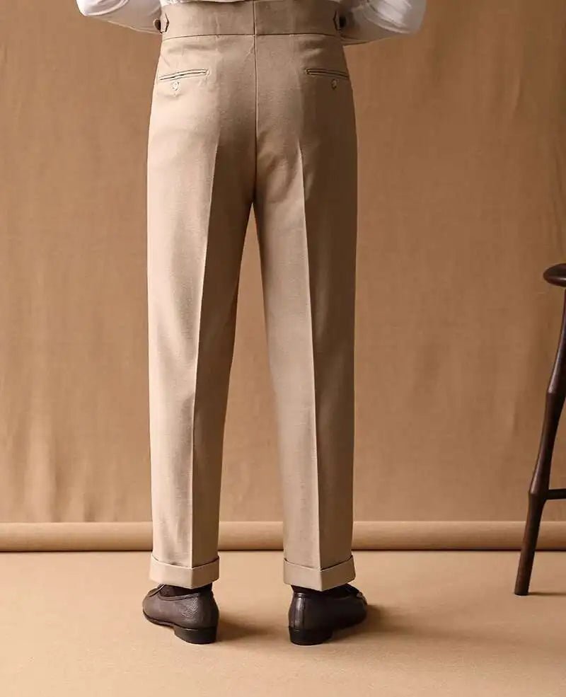 Naples retro straight trousers