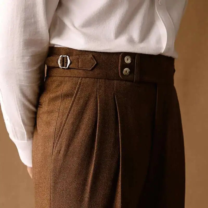 Naples retro straight trousers
