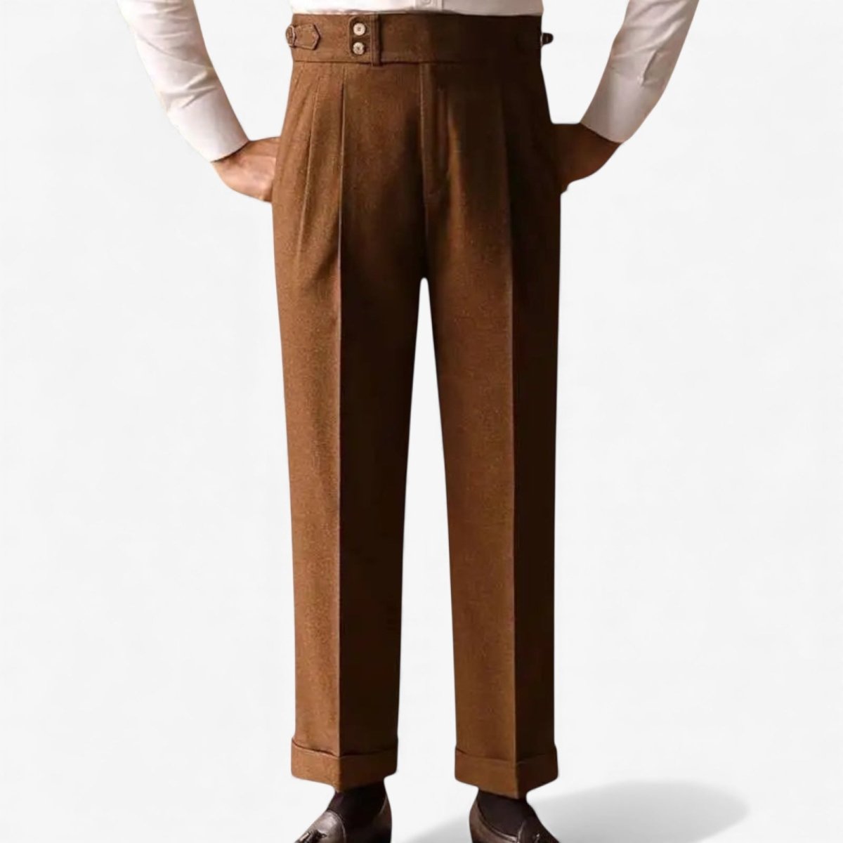 Naples retro straight trousers