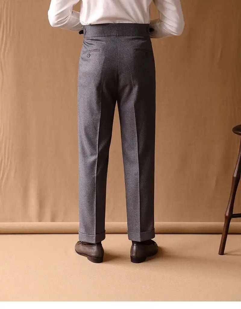 Naples retro straight trousers
