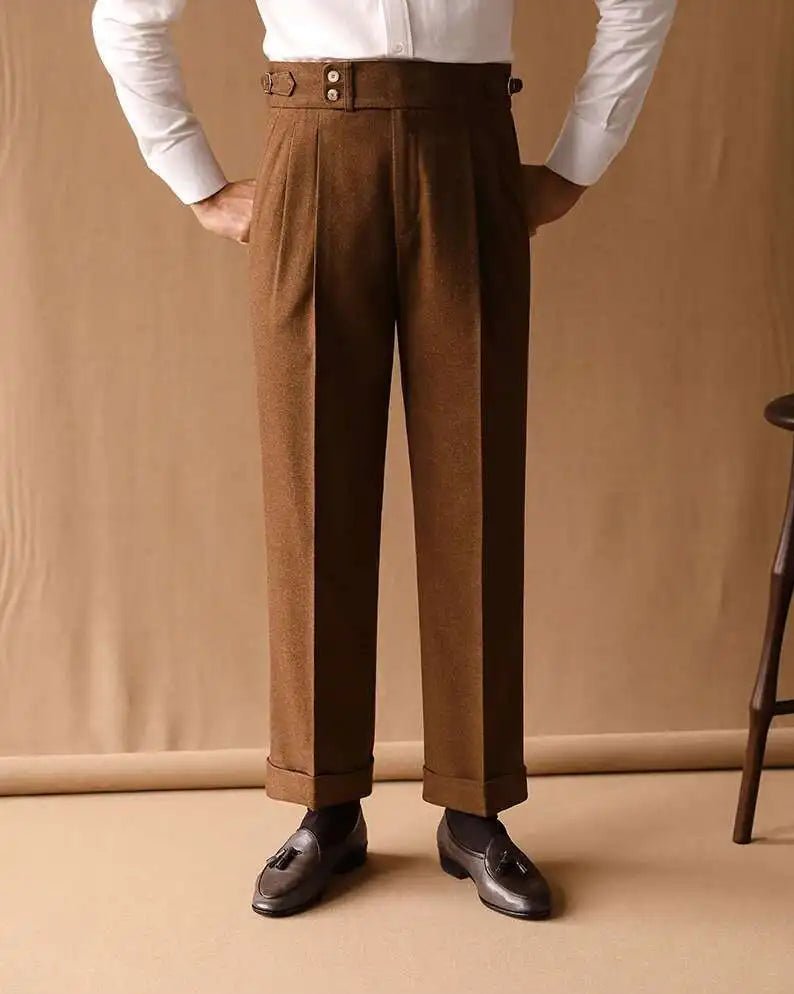 Naples retro straight trousers