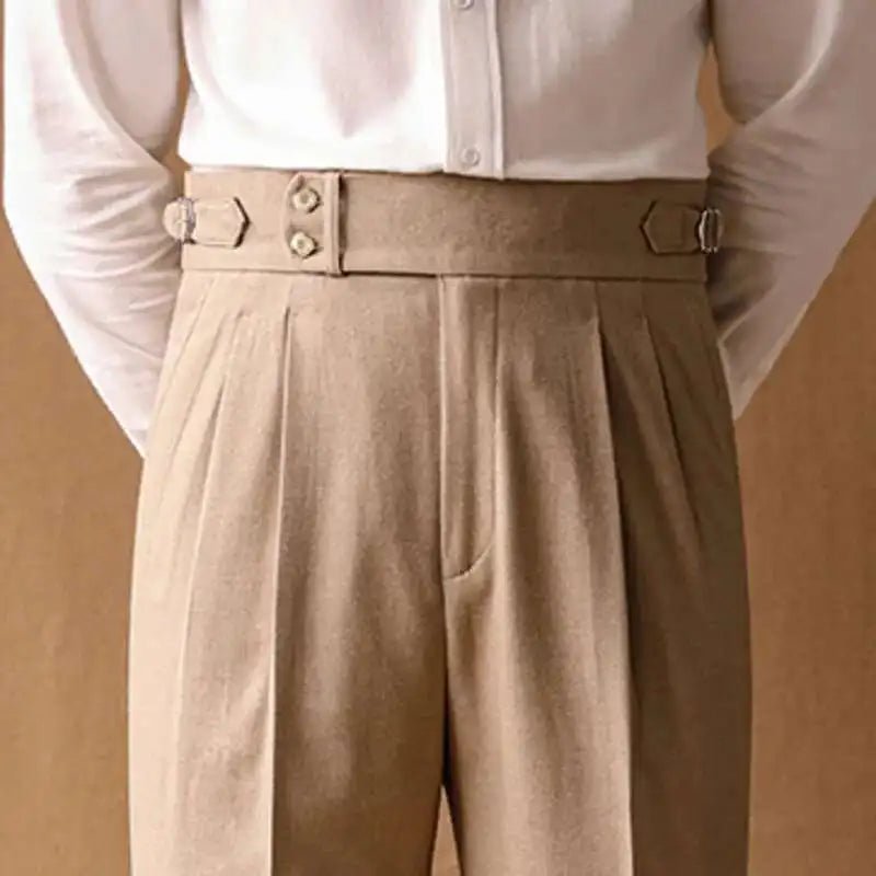 Naples retro straight trousers