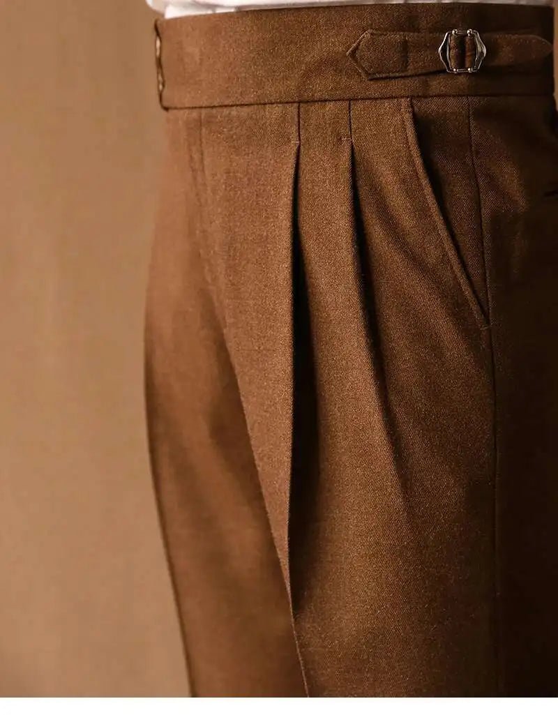Naples retro straight trousers