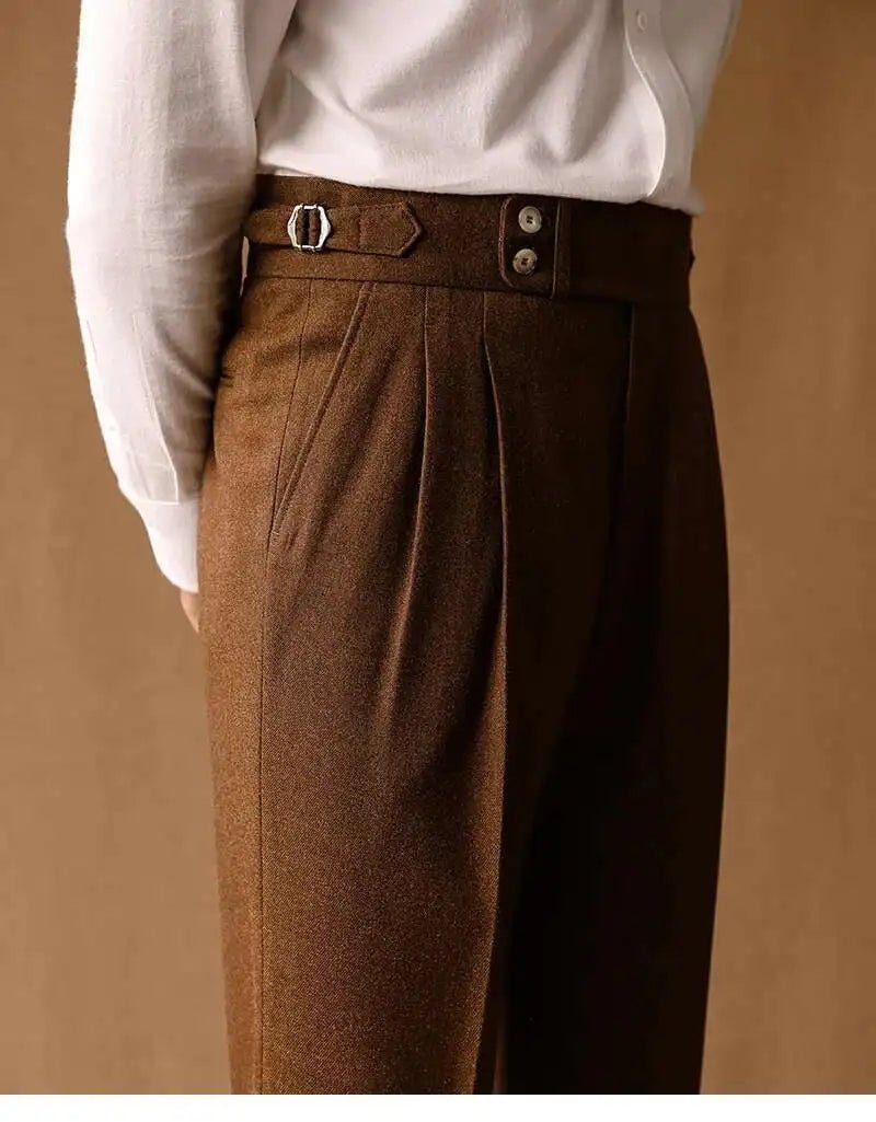 Naples retro straight trousers