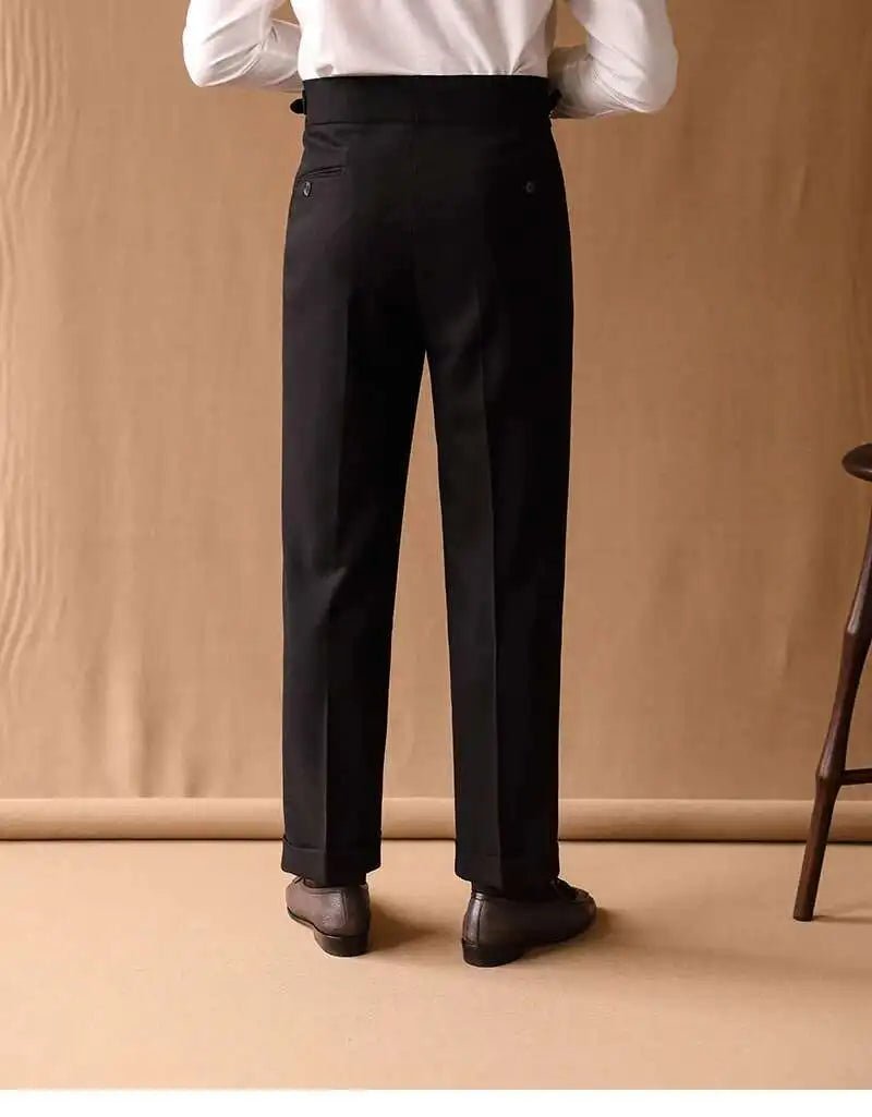 Naples retro straight trousers