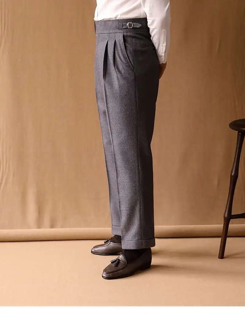 Naples retro straight trousers