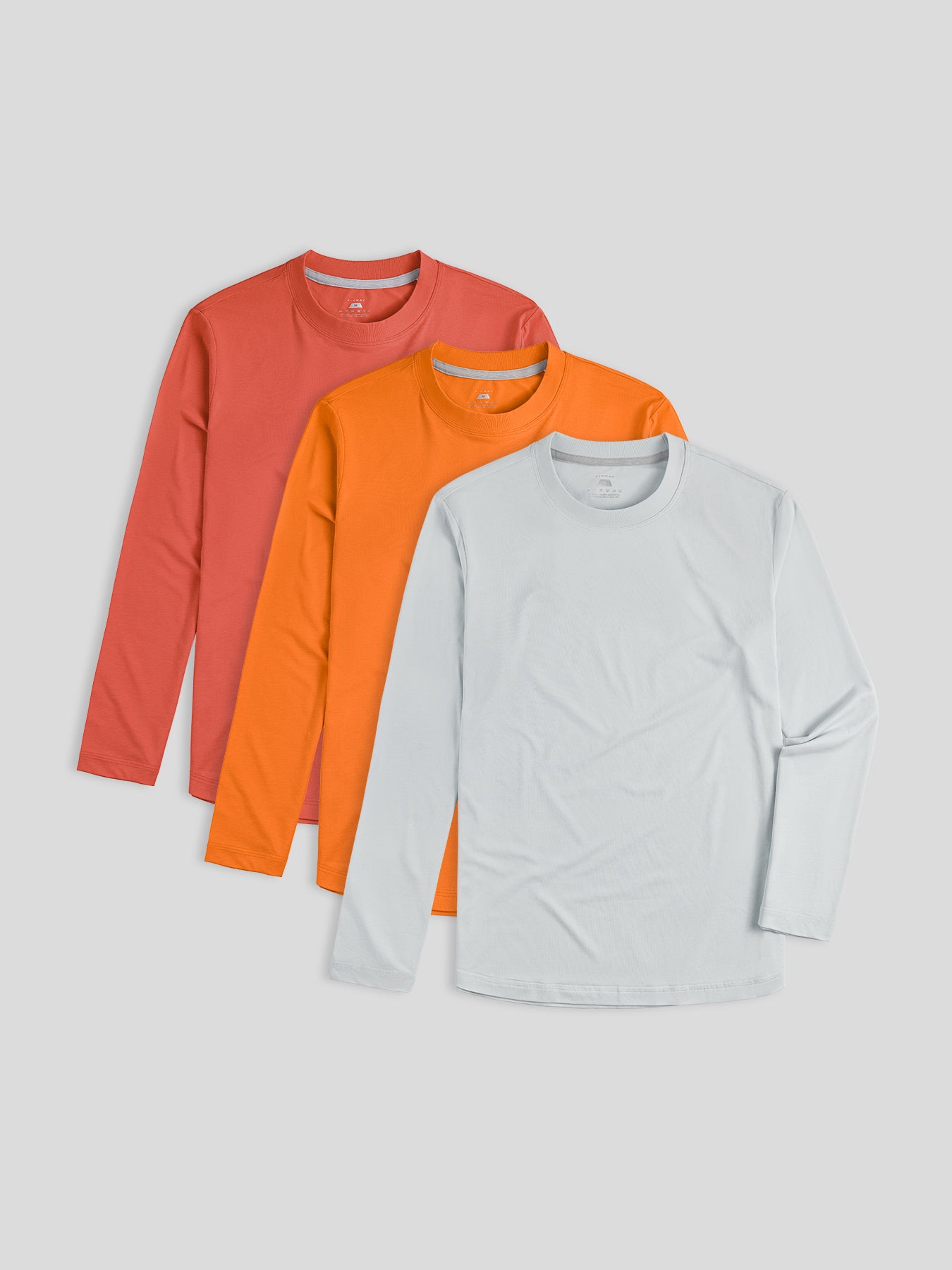 Staysmooth de manga larga Tee 2024 New Multicolor 3-Pack: clásico Fit