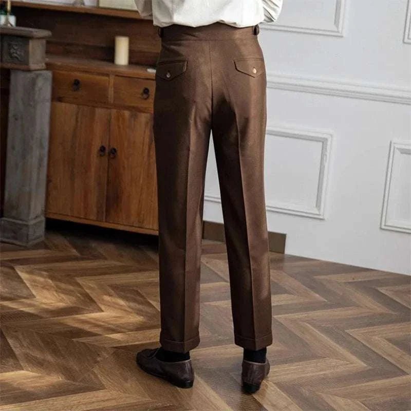 Office high-waist trousers
